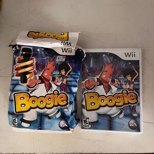 Nintendo Wii Boogie Dance Game and microphone set